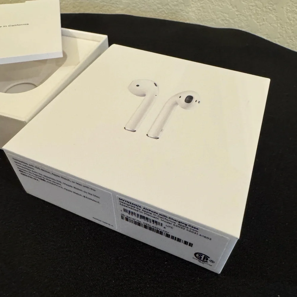 Apple iPhone and AirPod boxes. Also have Apple TV and Apple Pencil box.